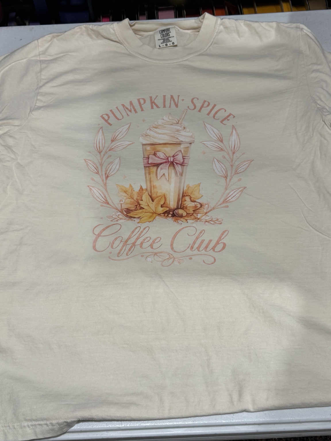 Pumpkin spice coffee club custom shirt